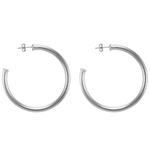 NEW Sheila Fajl Smaller Evweybody’s Favorite Hoops-Brushed Silver